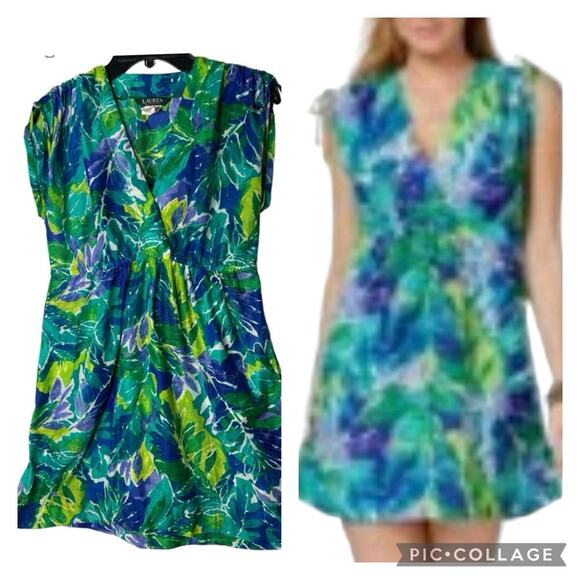 Ralph Lauren Floral Summer or Cover Up Dress Size Medium - Picture 1 of 12